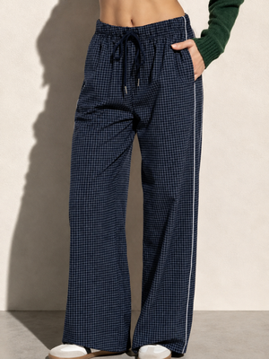 Active Basic - Checkered Woven Pants|1536