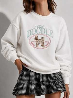 Club Doodle Embroidered Sweatshirt