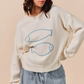 So Me - Loose Fit Fish Sweater|605