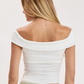 Sky To Moon - Overfold Cap Sleeve Top|479