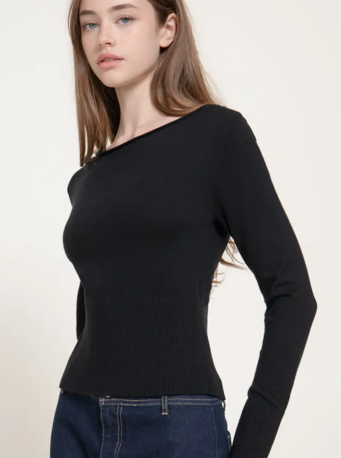 Active Basics - Boat Neck Sweater|2286