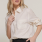 Active Basic - Long Sleeve Linen Blend Top|353